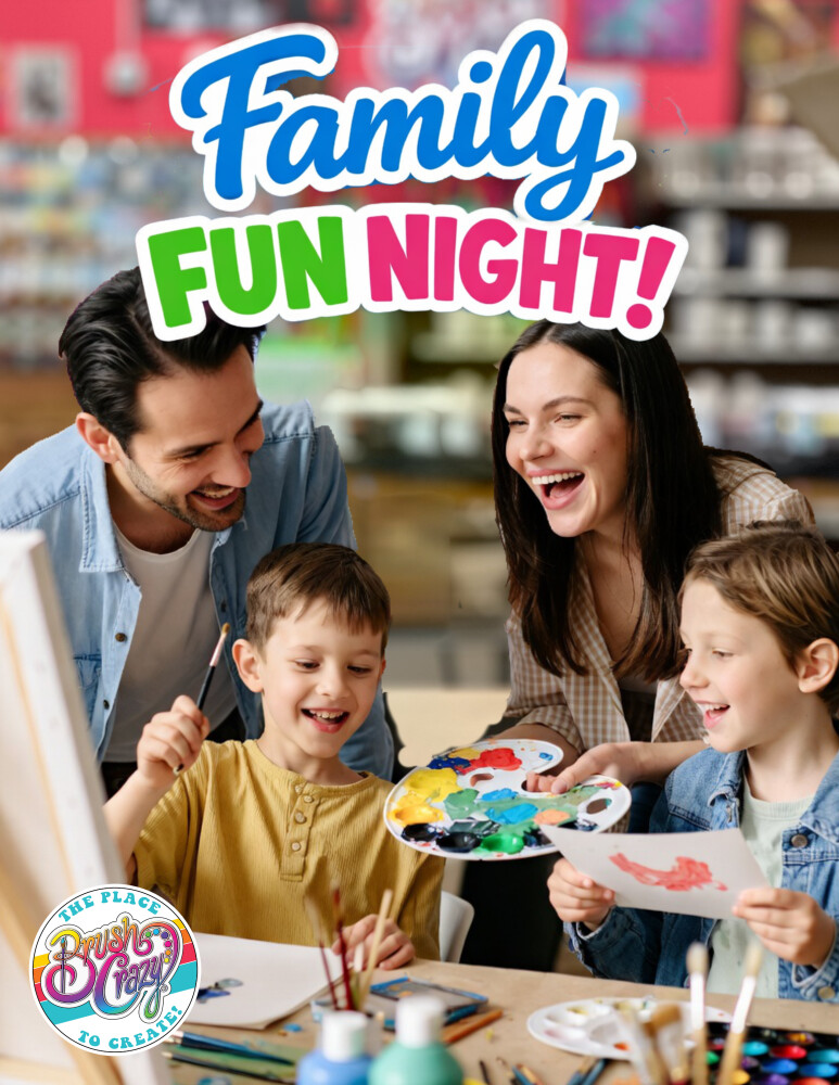 Family Fun Night at Brush Crazy