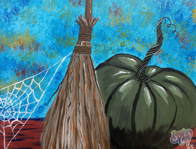 Pumpkin and Broom