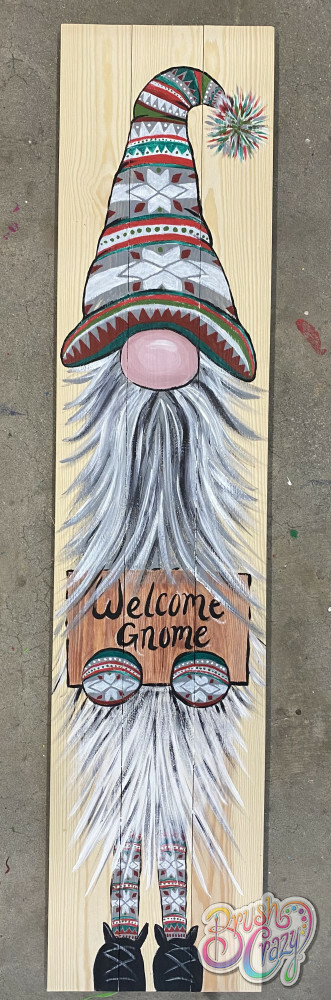 Tall Gnome Porch Leaner