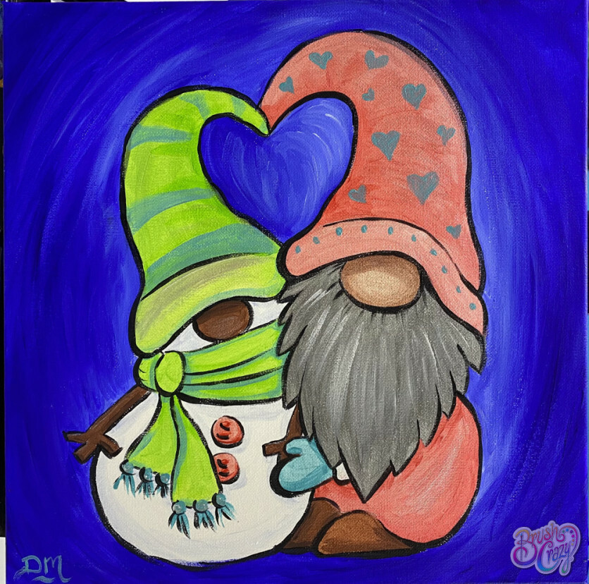 Hugs - Gnome and Snowman
