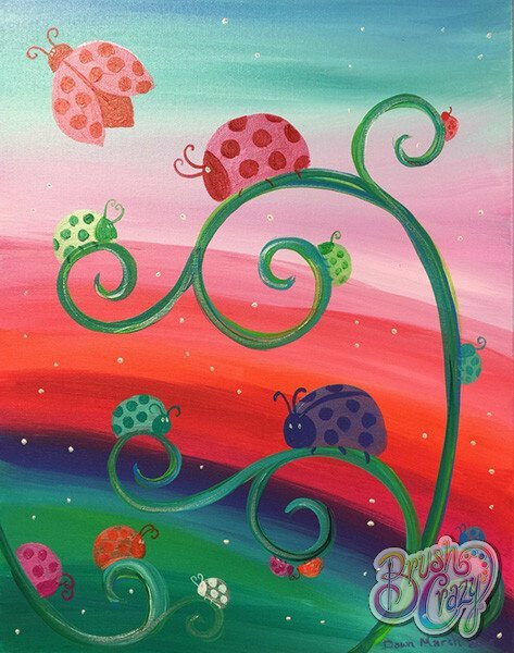 Ladybug Rainbow