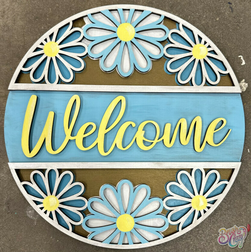 Floral Welcome 3D