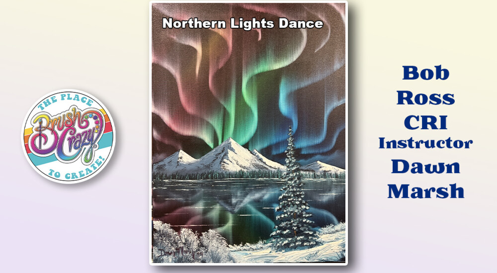 Oil class Northern Lights Dance with Dawn Marsh CRI