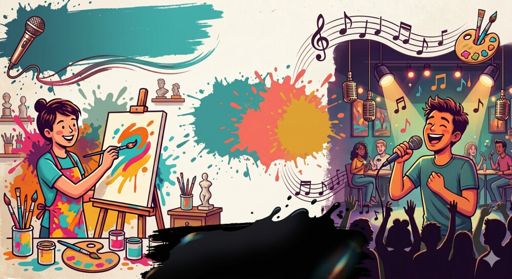 Monthly Paint and Karaoke