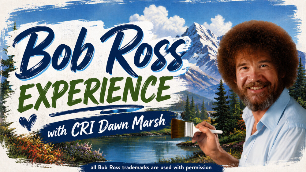 Bob Ross Experience with CRI Dawn Marsh