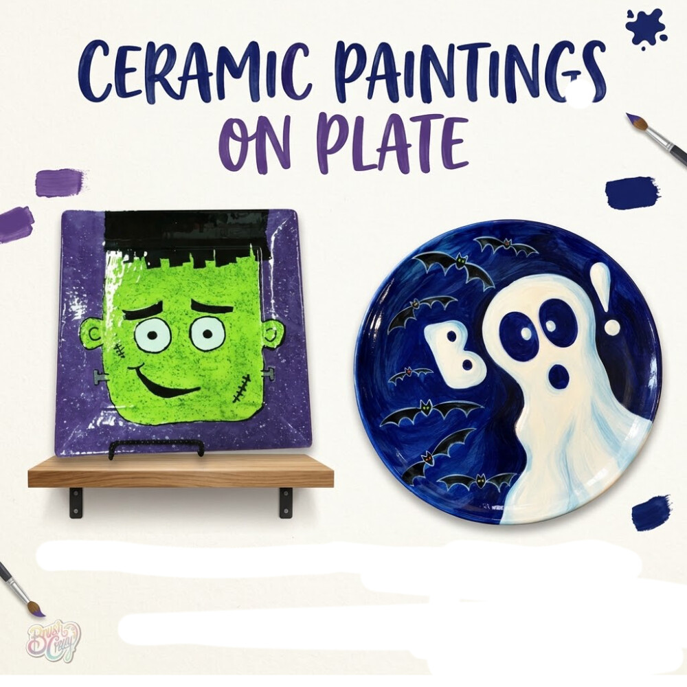 Ceramic Paintings on Plates