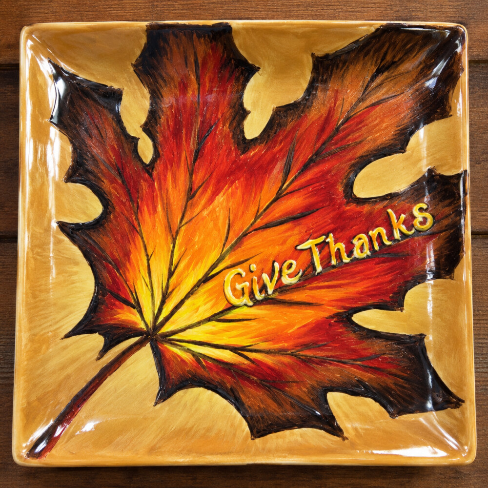 Give Thanks Plate