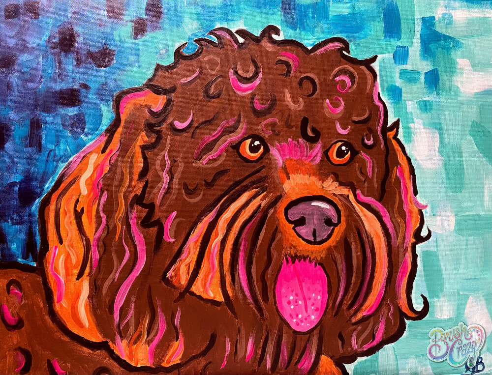 Labradoodle Pop Art