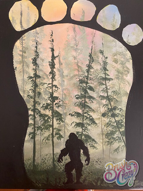 Bigfoot Painting