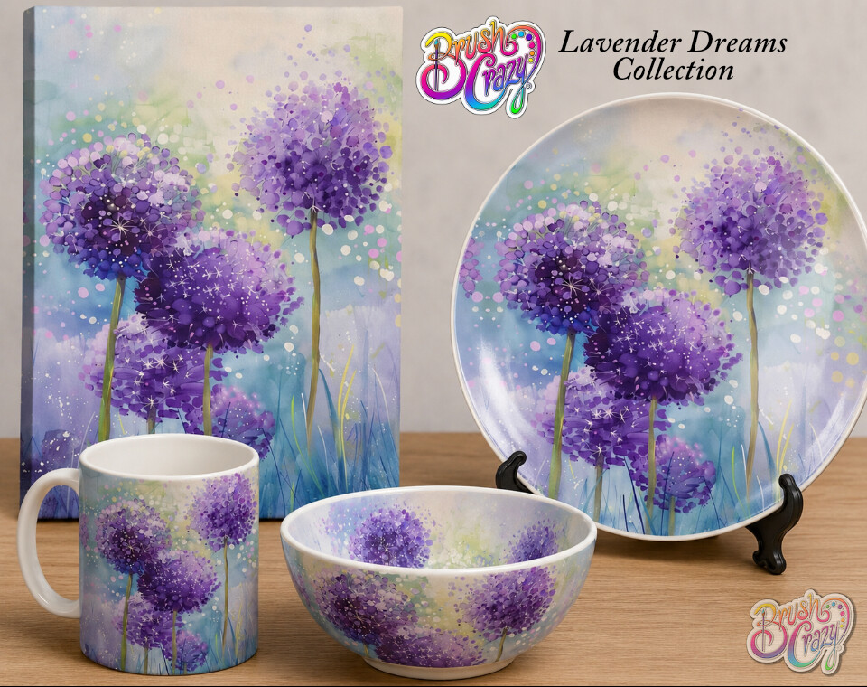 #1383 - Serendipity Allium Lavender Dreams