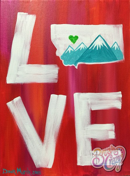 LOVE Montana - Guided Open Paint