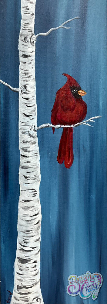 Cardinal on Single Aspen