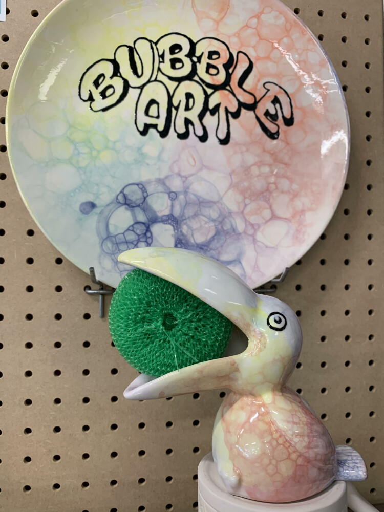 Bubble Art on Ceramics Art Brush Crazy Colorado Springs, CO