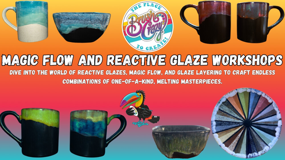 Magic Flow/Reactive Glaze Workshop