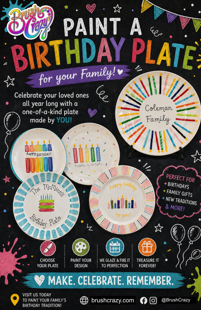 Birthday Plate Workshop