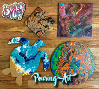 Pouring Art Workshop