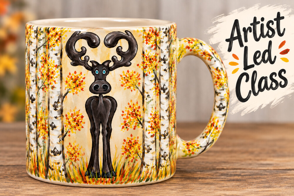 Cute Moose Mug