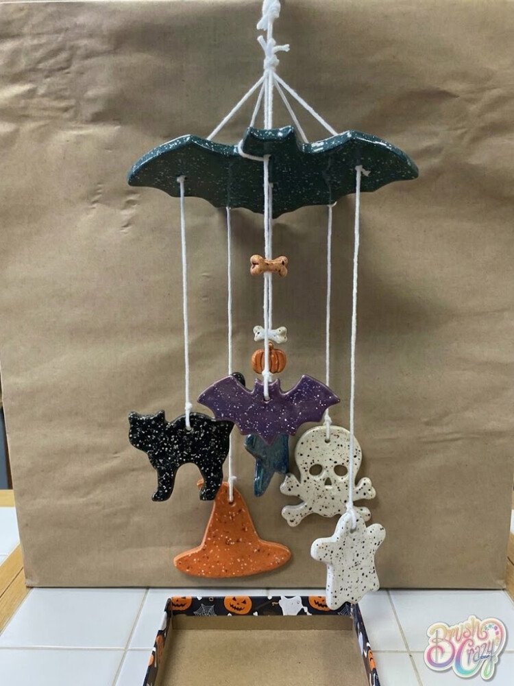 Spooktacular Halloween Clay Wind chime Workshop!