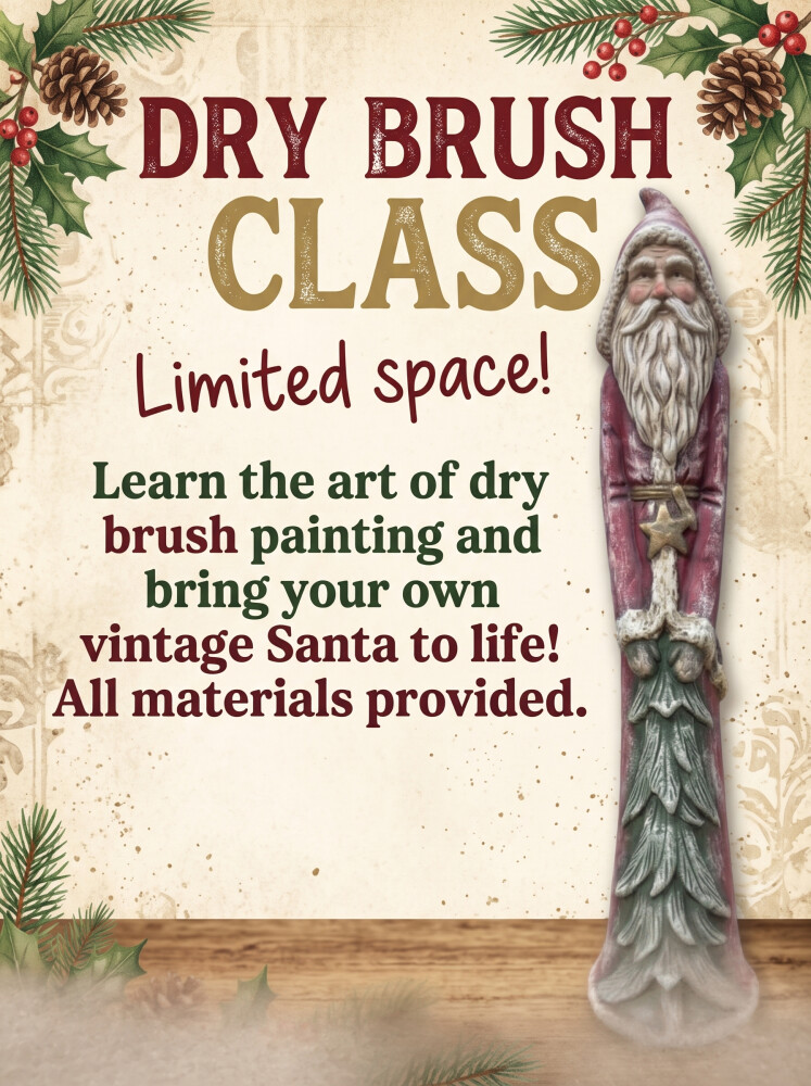 Dry Brush Santa
